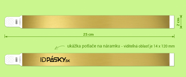 identifikačný náramok Tyvek Premium